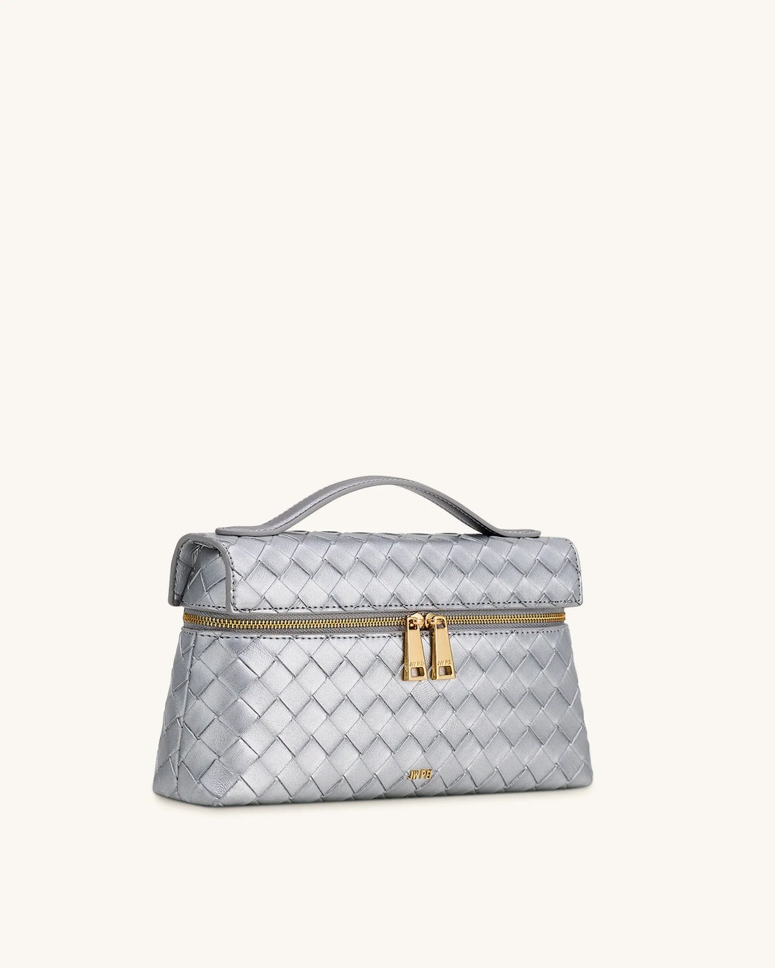 JW PEI Silver Women Thea Weave Texture Top Handle Bag - Silver SKU: LS2T78-27W_Silver Image 02