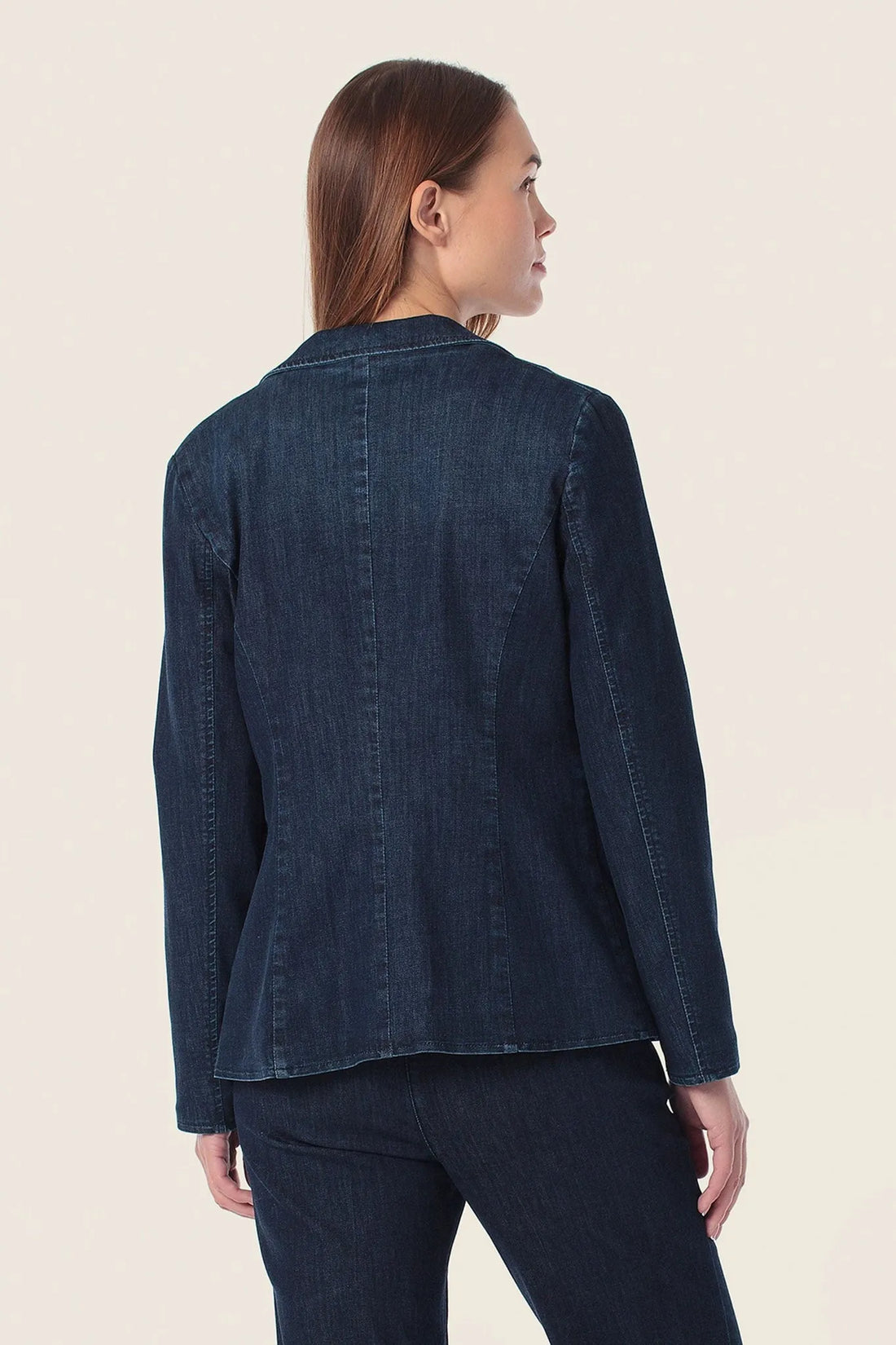 Gerry Weber Blue Dark Denim Women Navy Blue Blazer SKU: N60152_397 Image 02