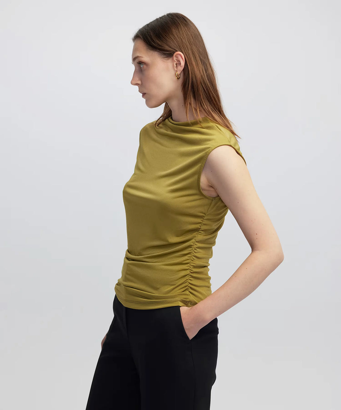 IPEKYOL_Green_T-Shirt_iw6250070061_70_02