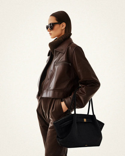 JW PEI_Black_Hana Medium Faux Suede Tote Bag_jh306b04_3_09