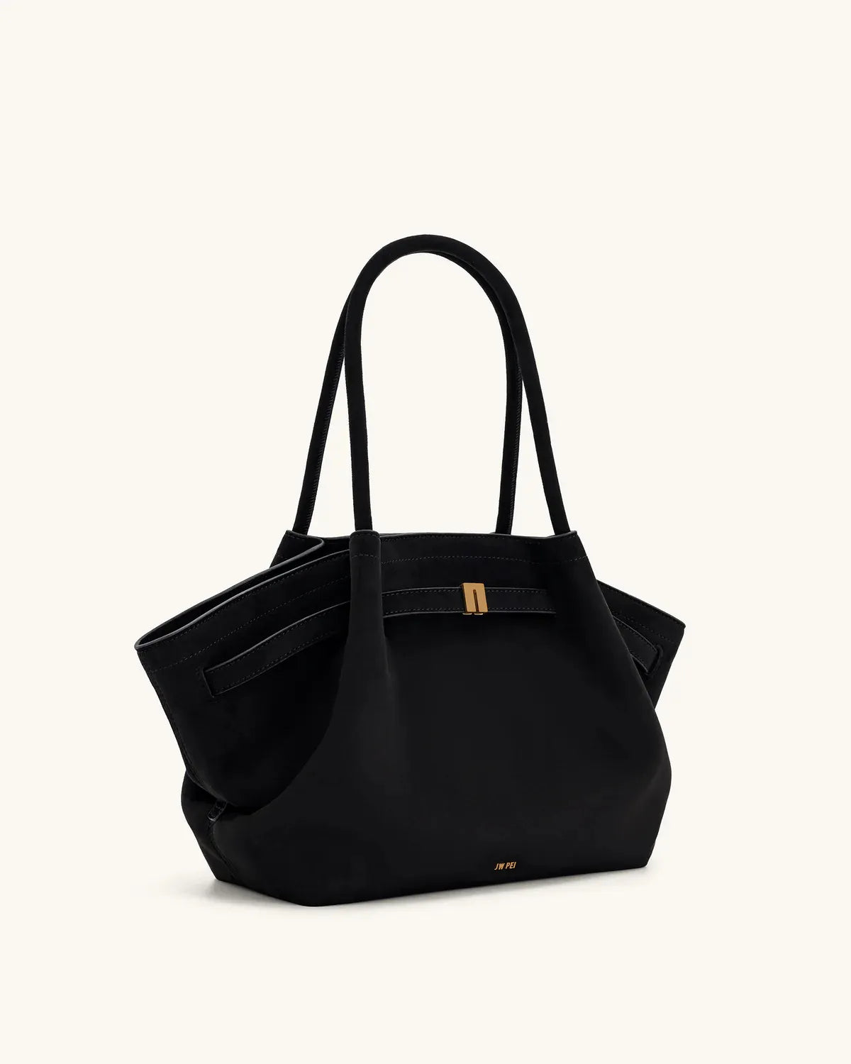 JW PEI_Black_Hana Medium Faux Suede Tote Bag_jh306b04_3_013