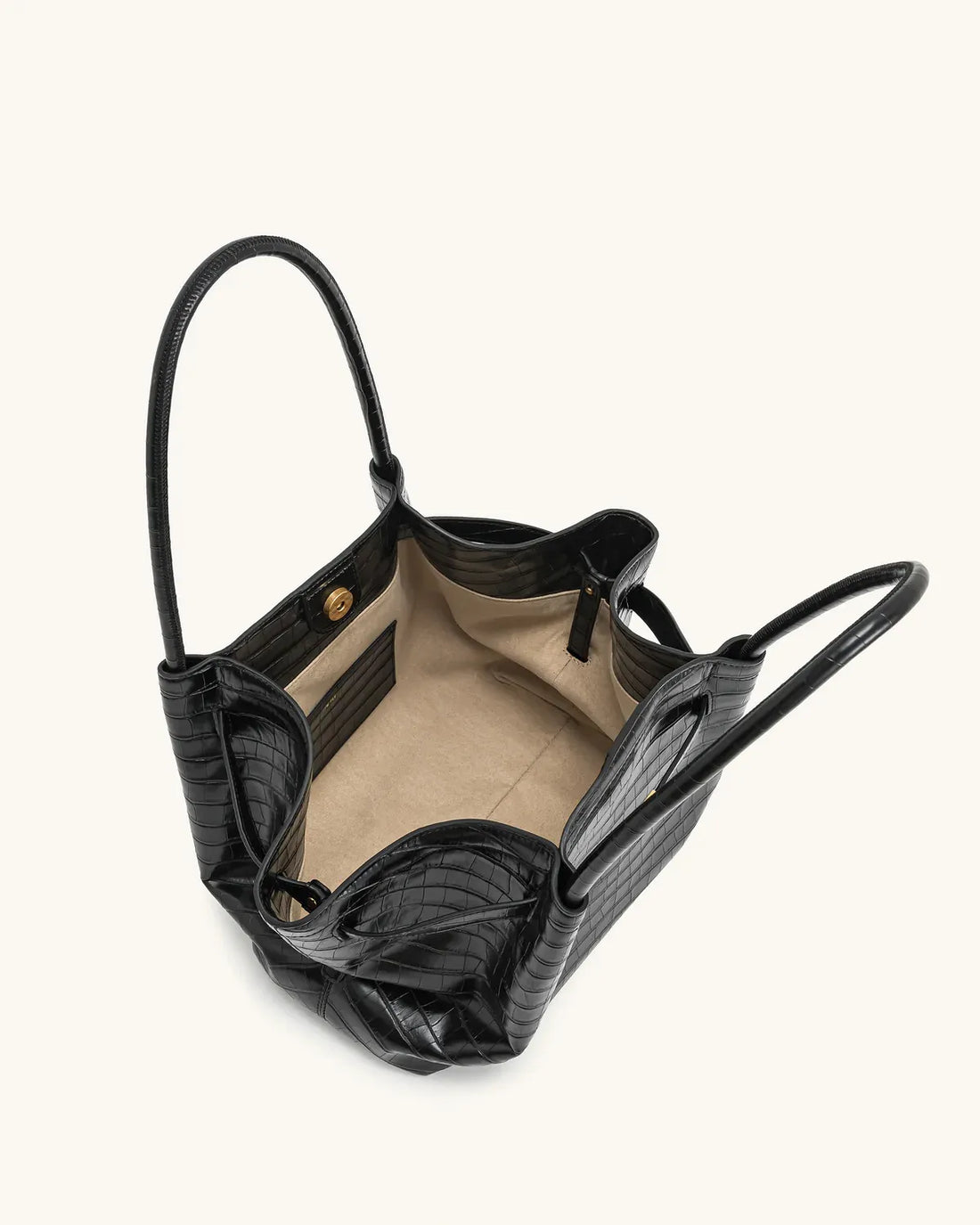 JW PEI_Black Croc_Hana Medium Tote Bag_jh306b04_4_02