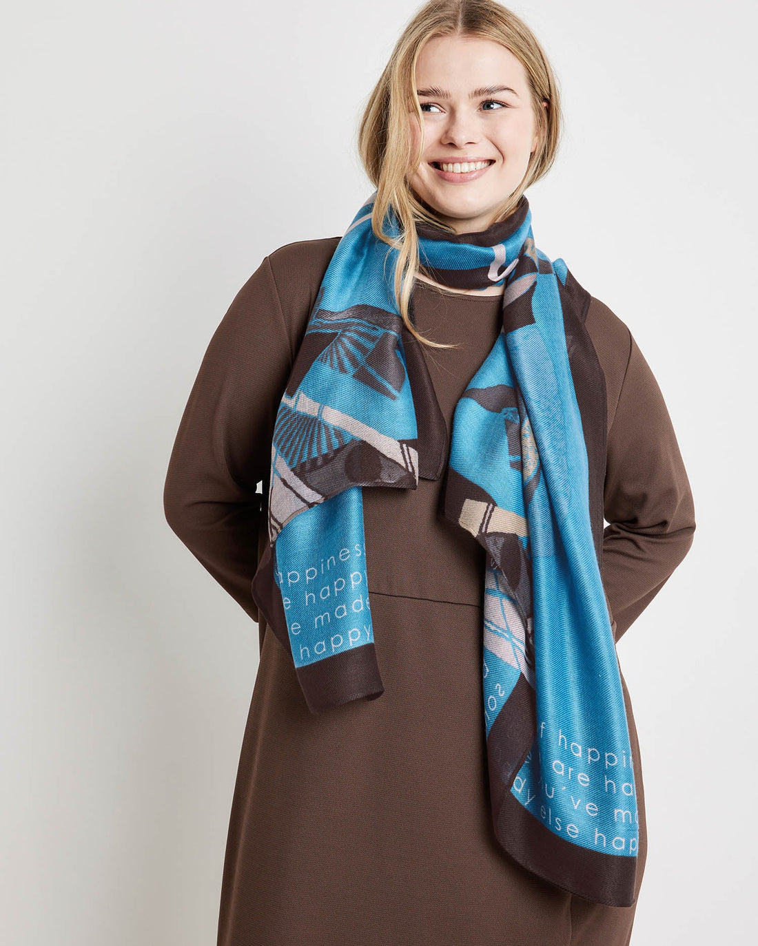 Blue Lightweight Scarf