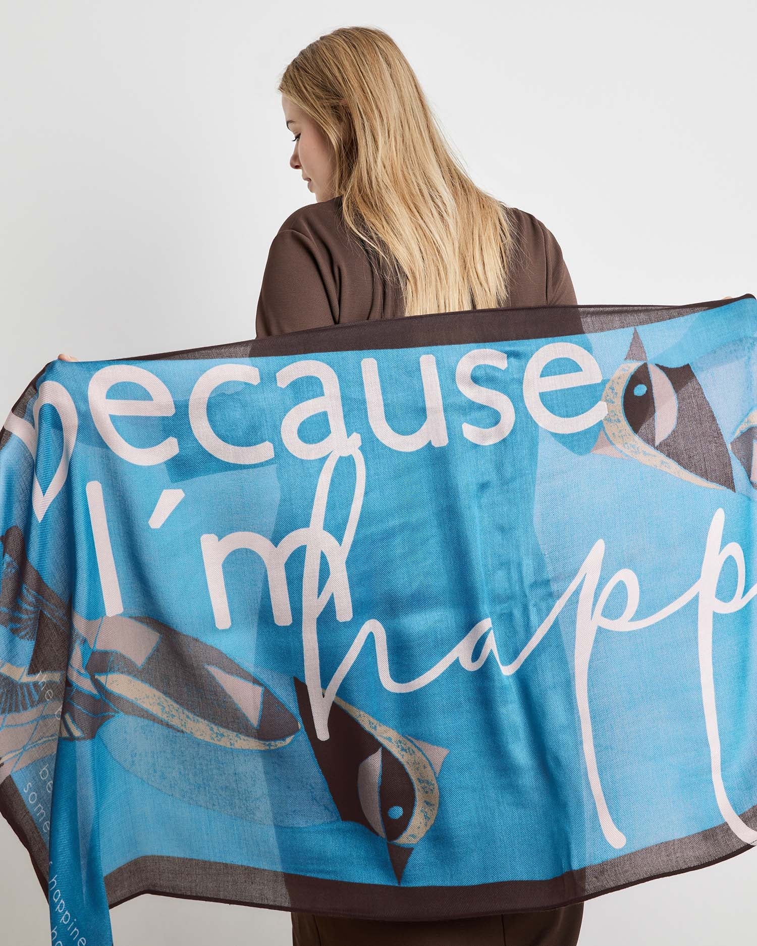 Blue Lightweight Scarf