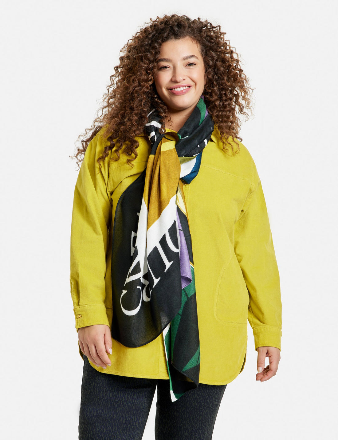 Multi-Color Scarf With Print