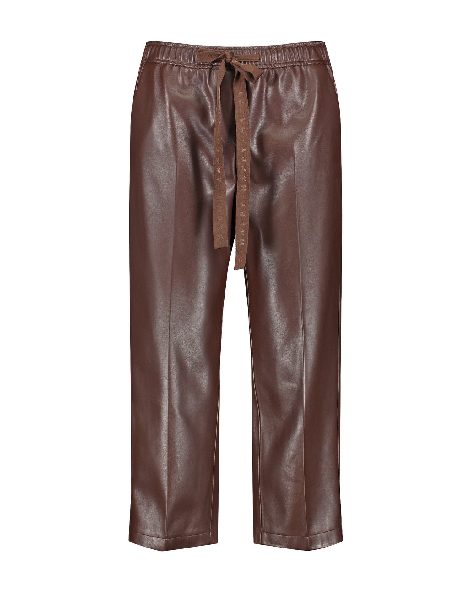 Brown Faux Leather Culottes, Lotta