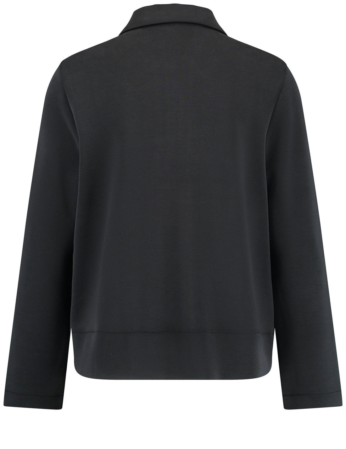 Black Jacket With Covered Placket_130005-44020_11000_02