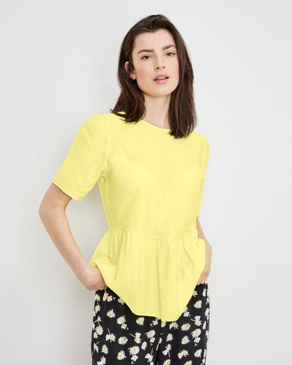 Yellow Blouse 1/2 Sleeve