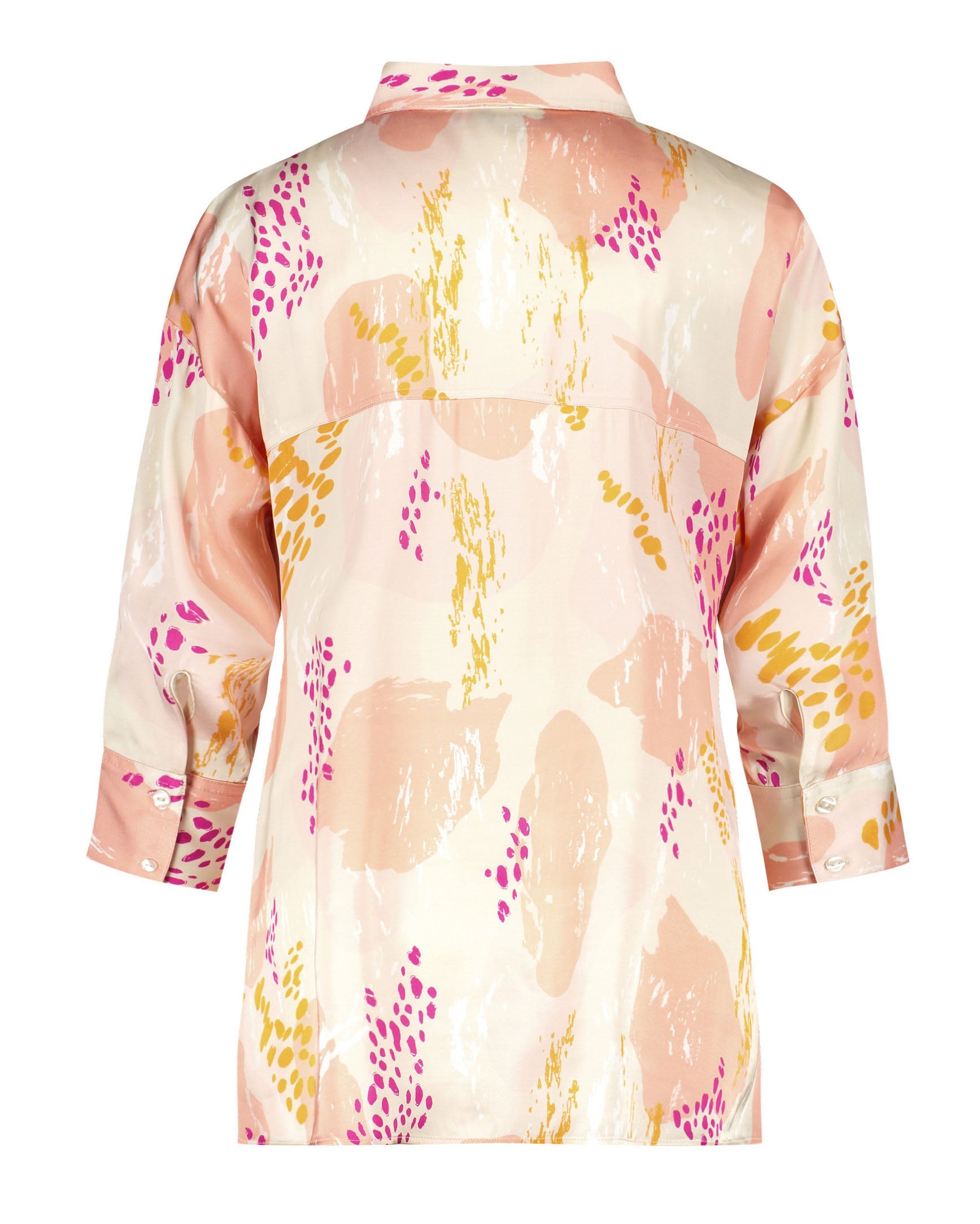 Pink Blouse 3/4 Sleeve