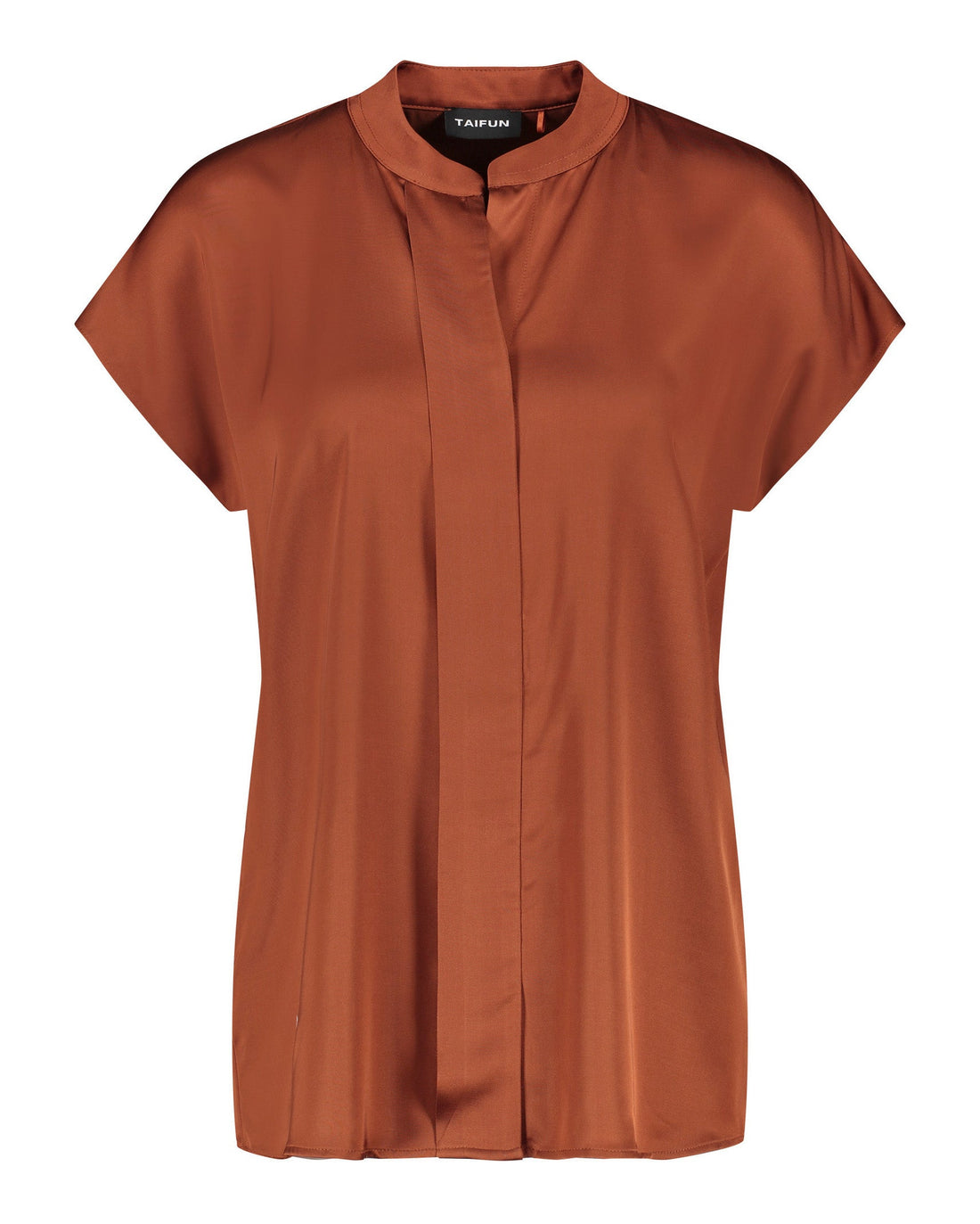 Brown Blouse 1/2 Sleeve