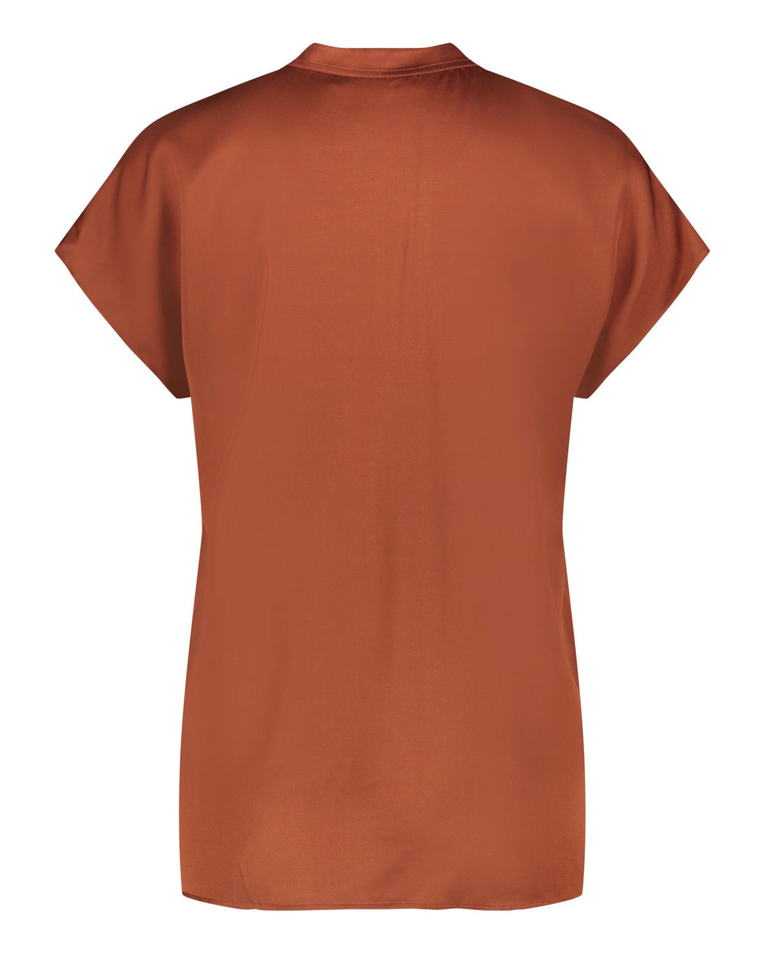 Brown Blouse 1/2 Sleeve