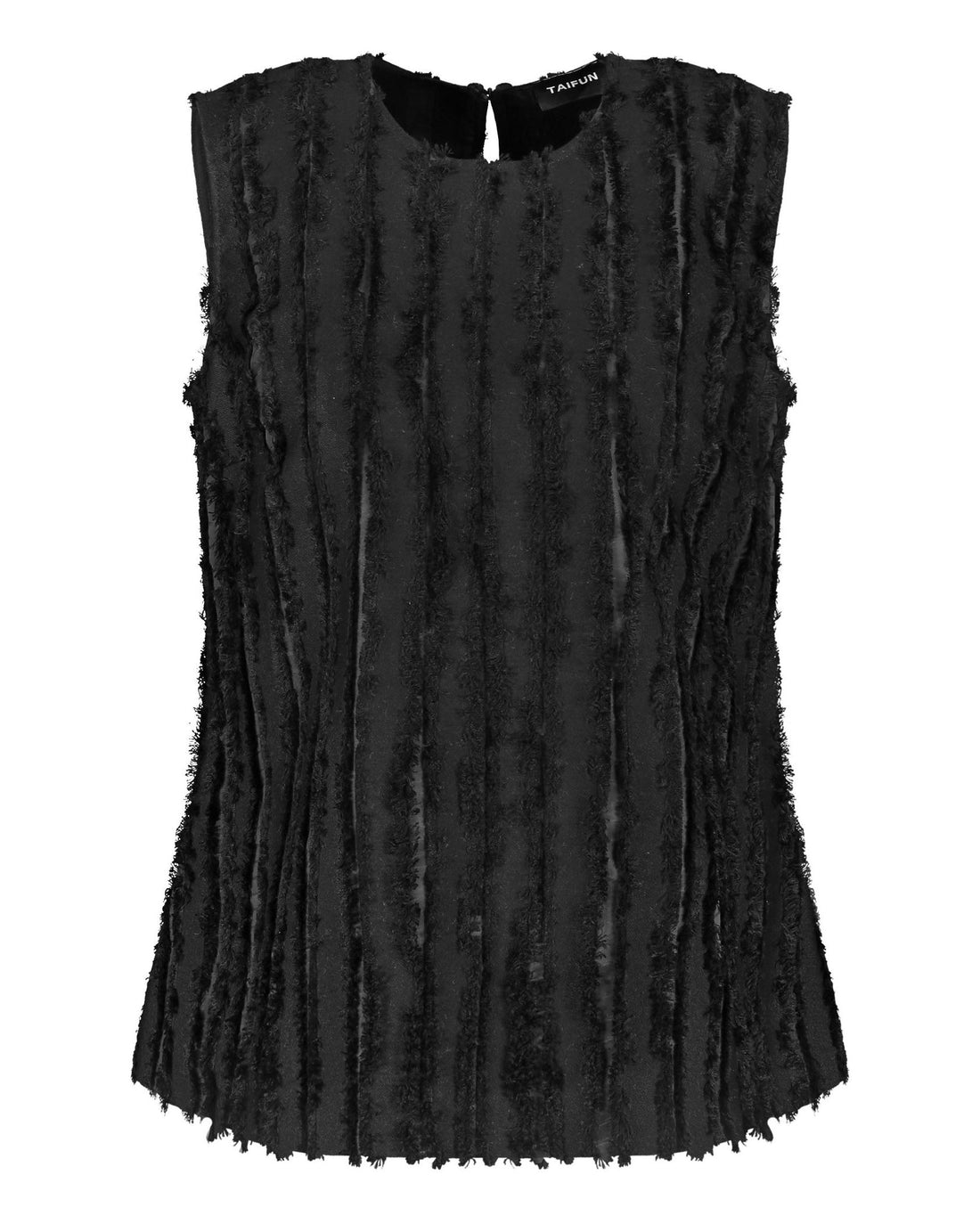 Black Blouse Without Sleeve