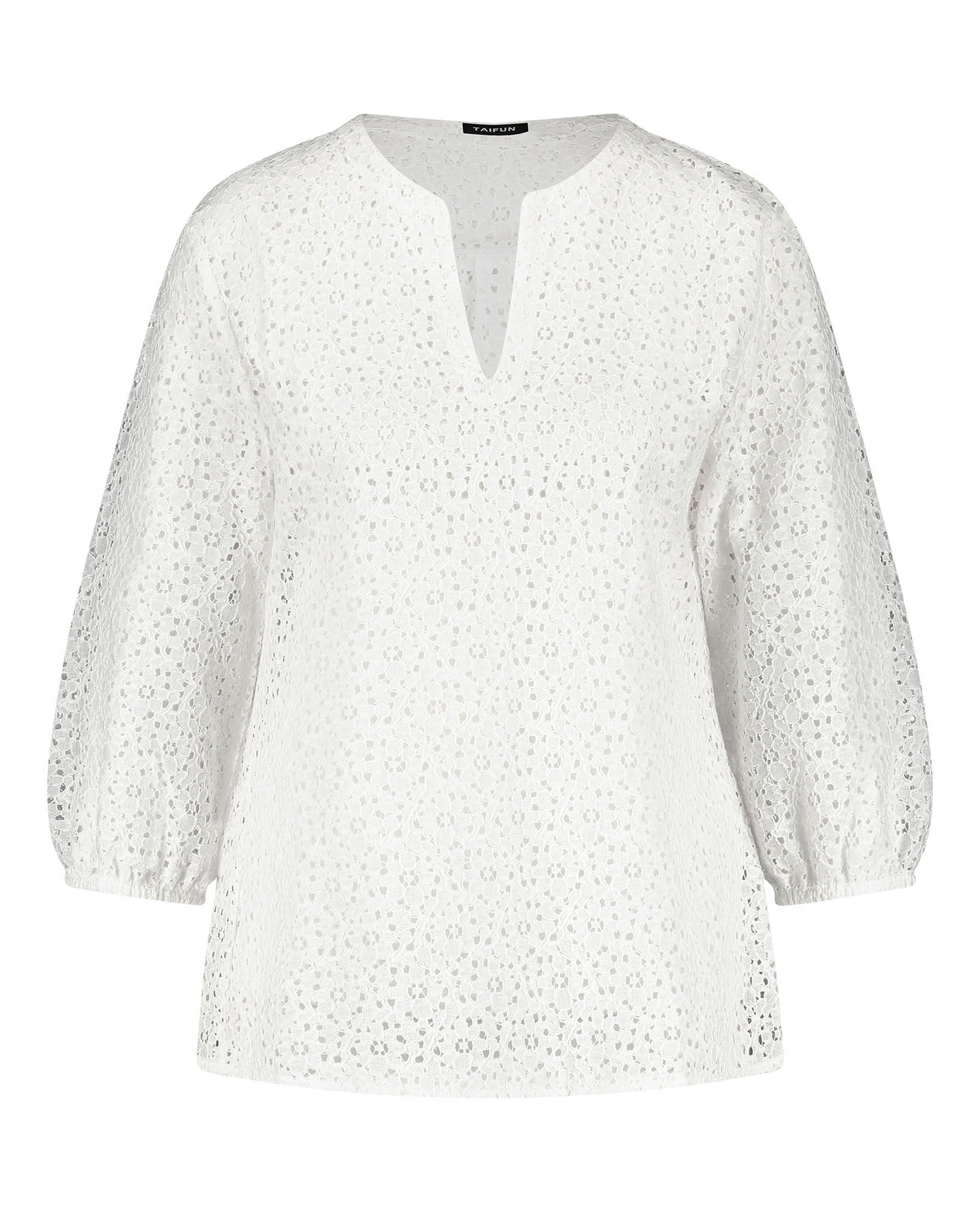 White Blouse 3/4 Sleeve