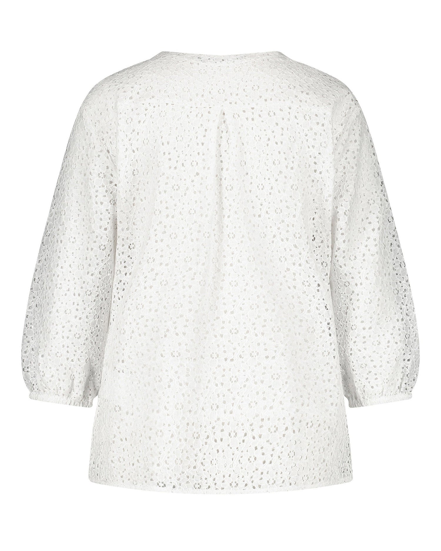 White Blouse 3/4 Sleeve