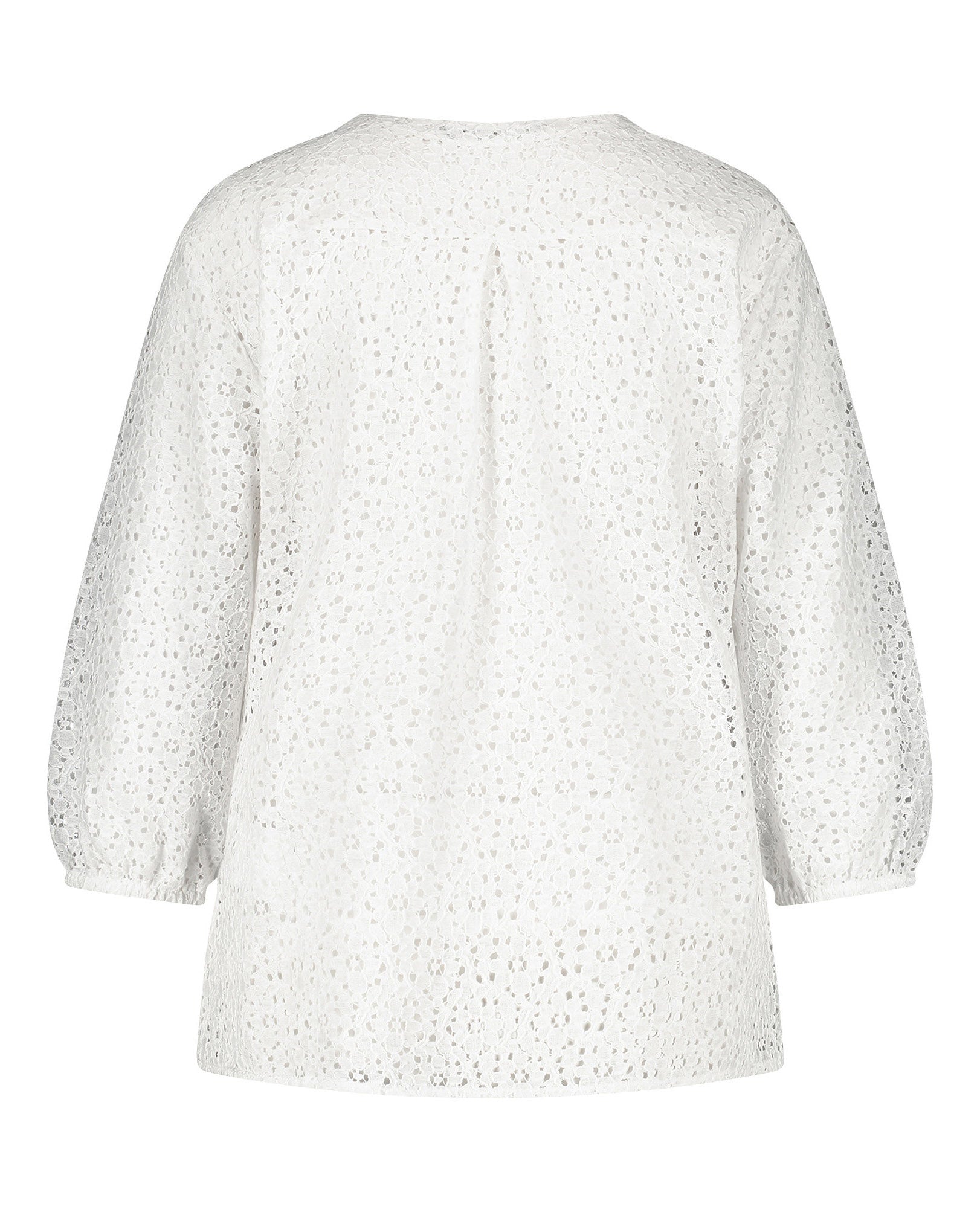 White Blouse 3/4 Sleeve