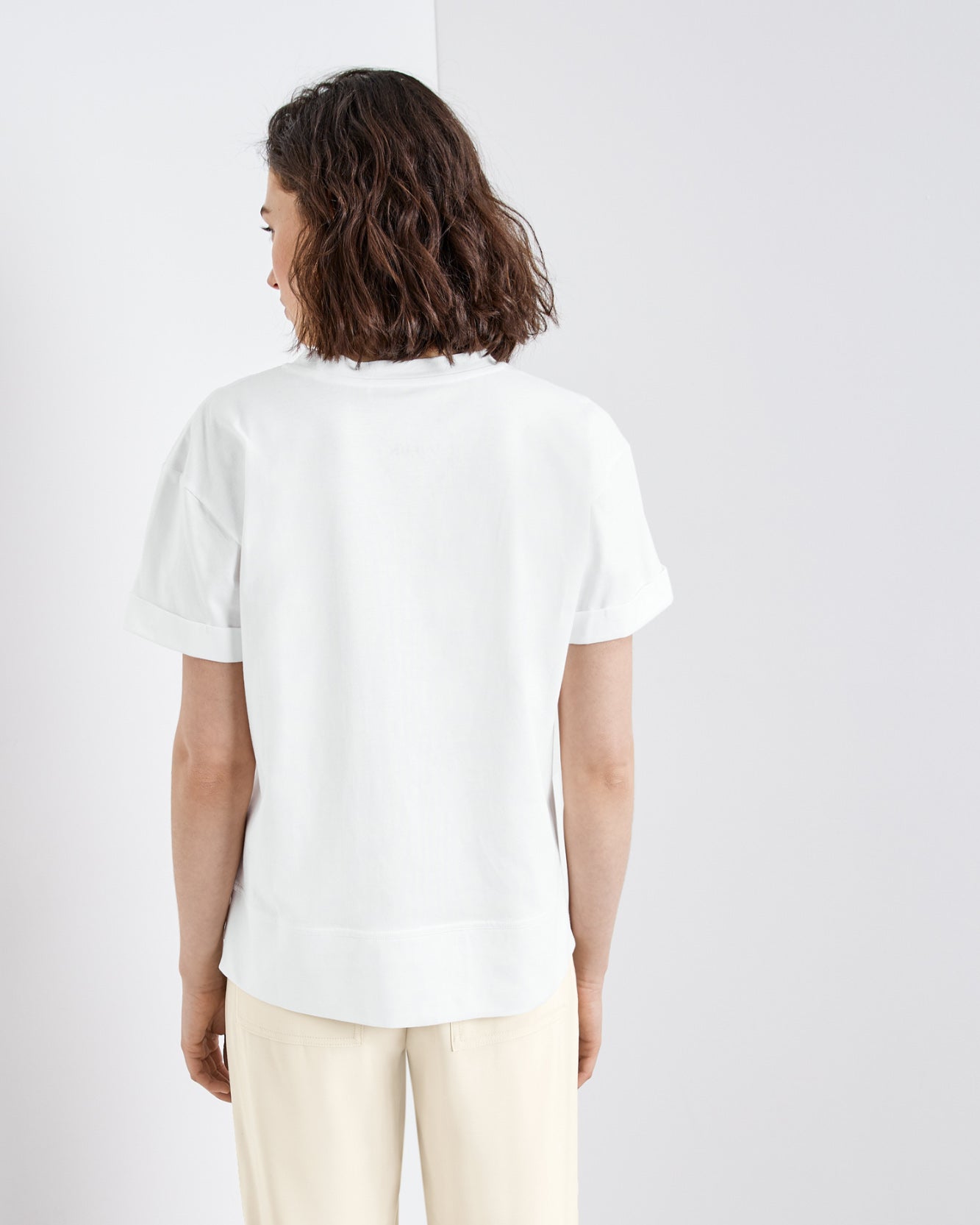 White T-Shirt 1/2 Sleeve