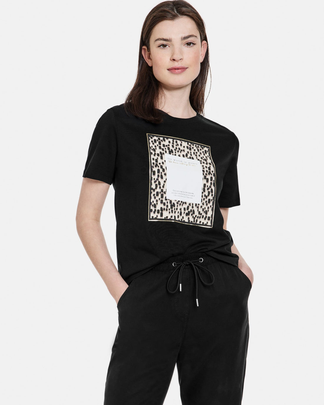 Black T-Shirt 1/2 Sleeve