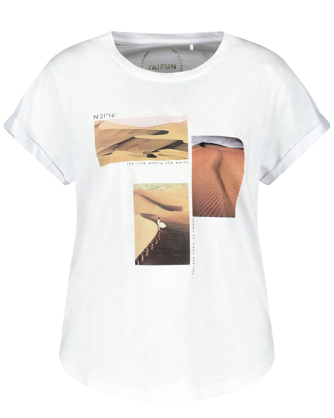 White T-Shirt 1/2 Sleeve