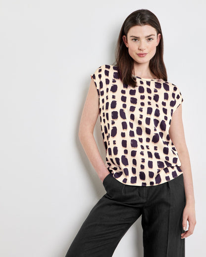 Beige T-Shirt 1/2 Sleeve