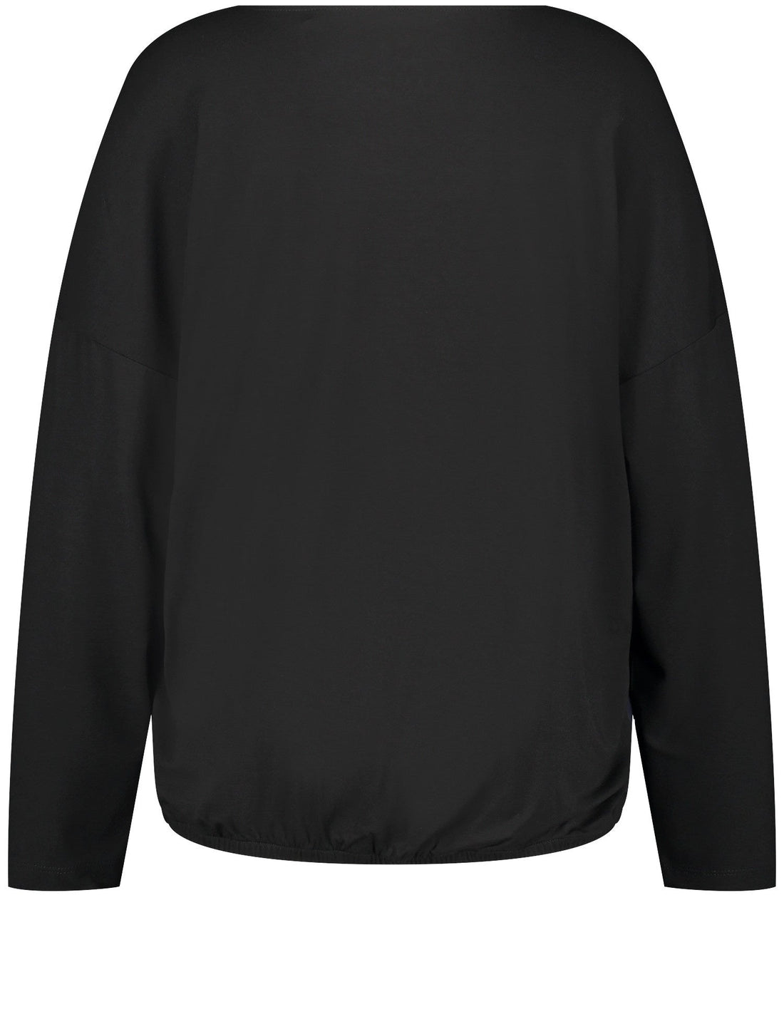 Multi-Color Long Sleeve Top With An Elasticated Hem