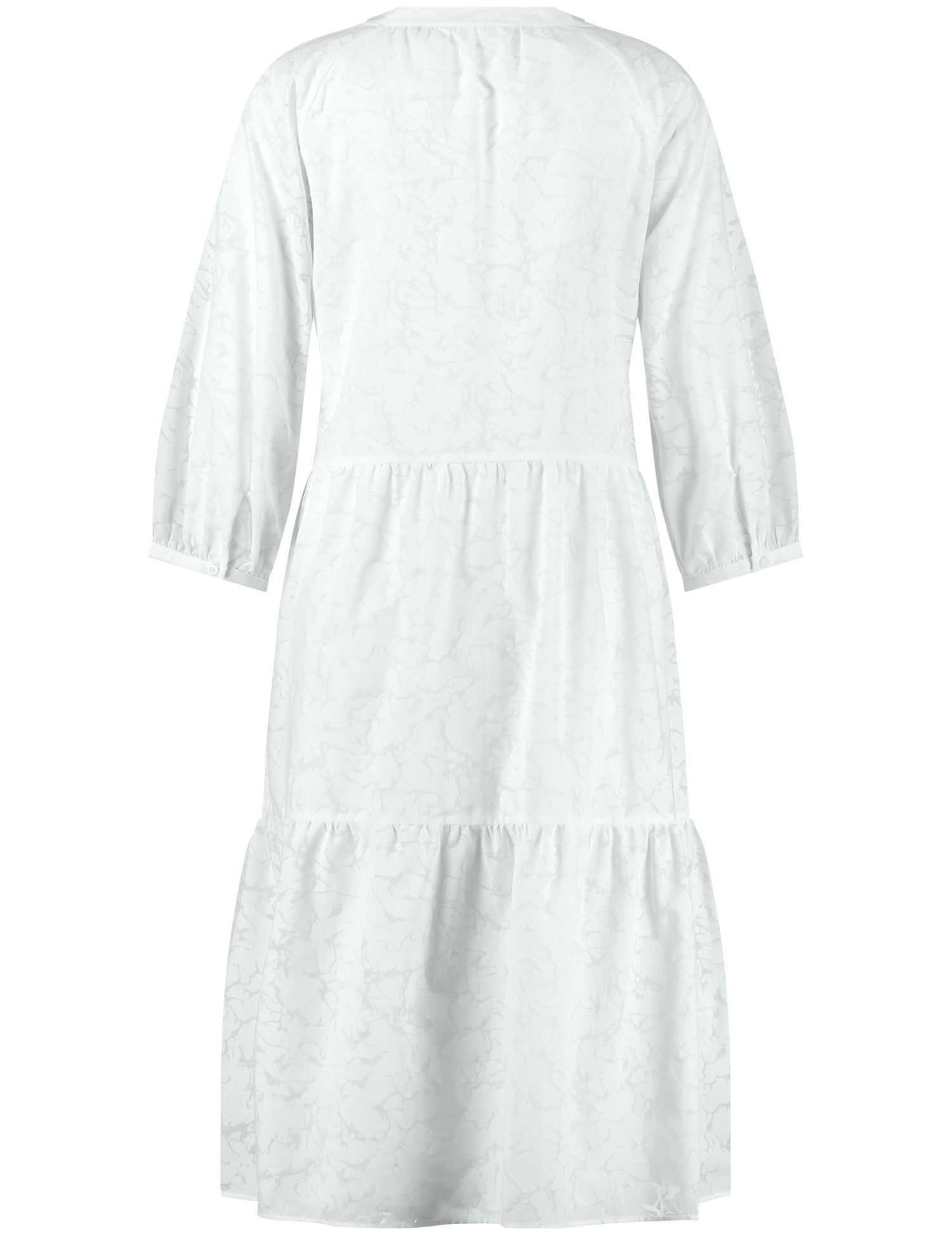 Devoré Effect A-Line Dress