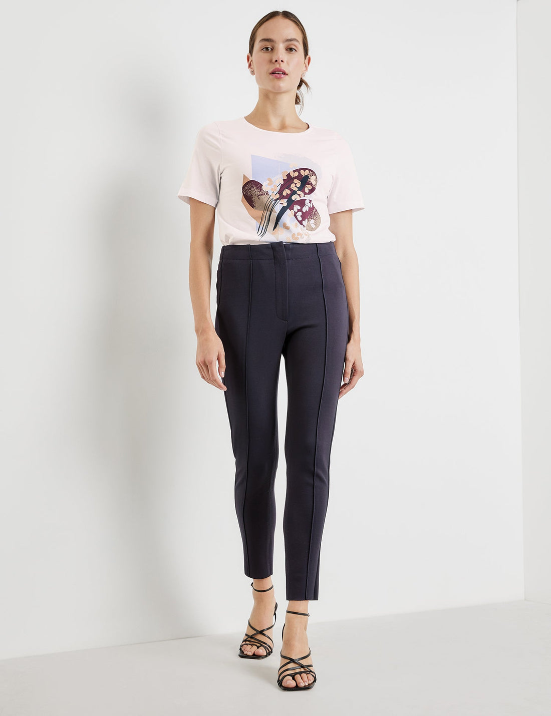 Dark Blue Skinny Made Of Stretch Material