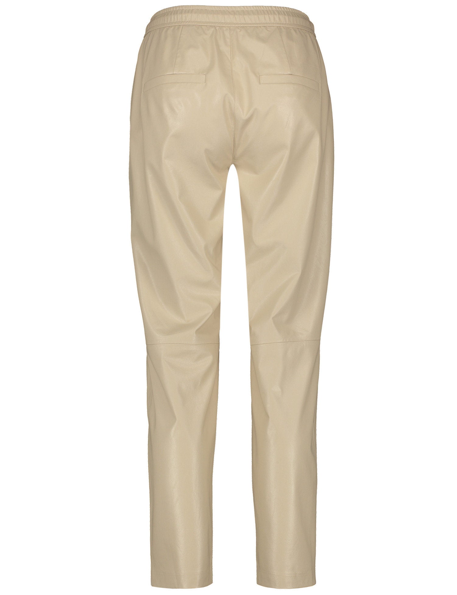 Faux Leather Tracksuit Bottoms With An Elasticated Waistband_220018-31223_90543_03