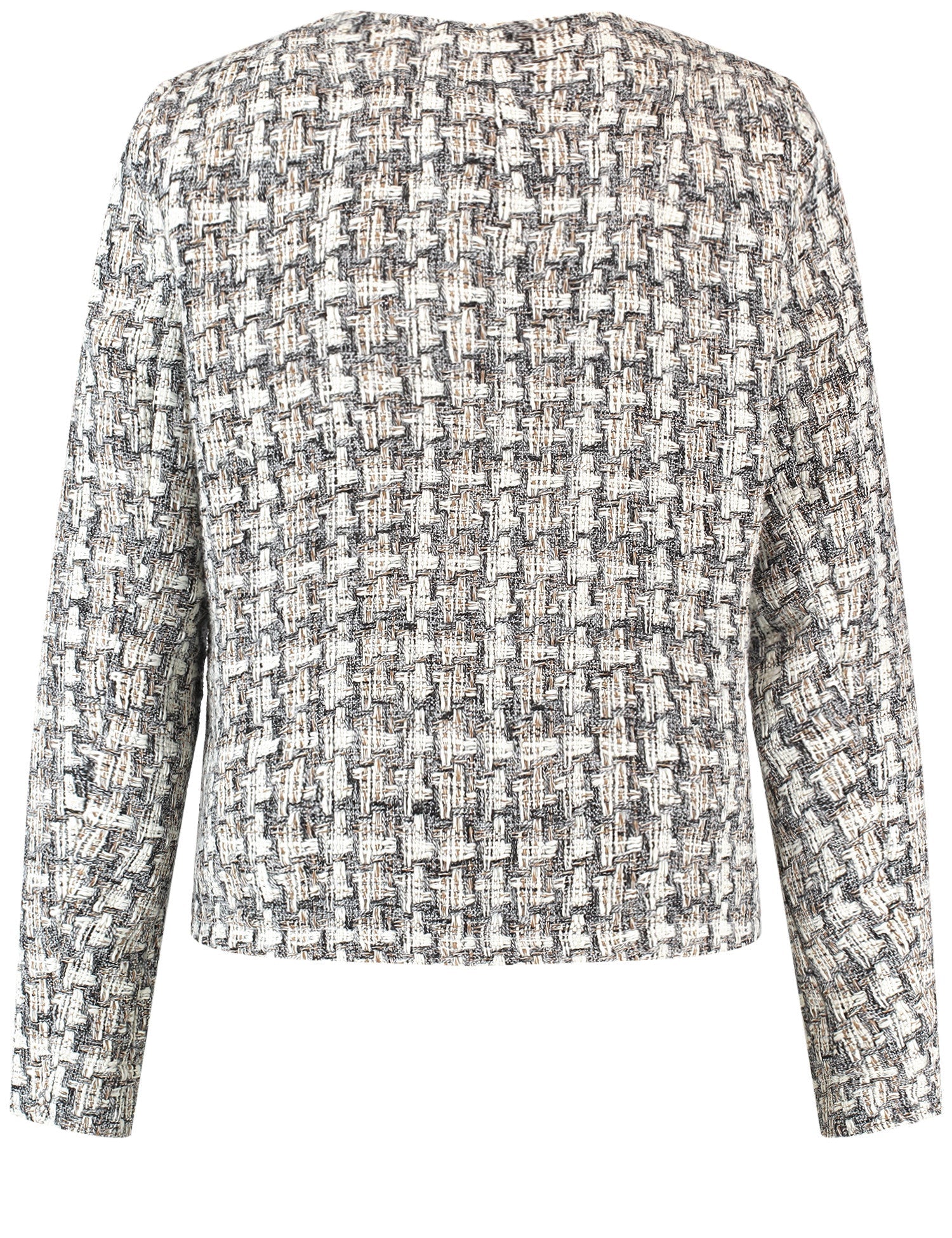 Beige Checkered Blazer