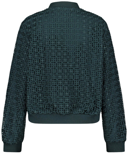 Bomber Jacket With Delicate Broderie Anglaise_230053-31237_50939_03