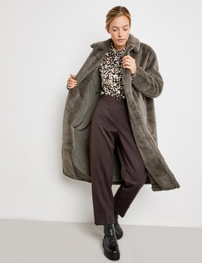 Green Soft Teddy Coat