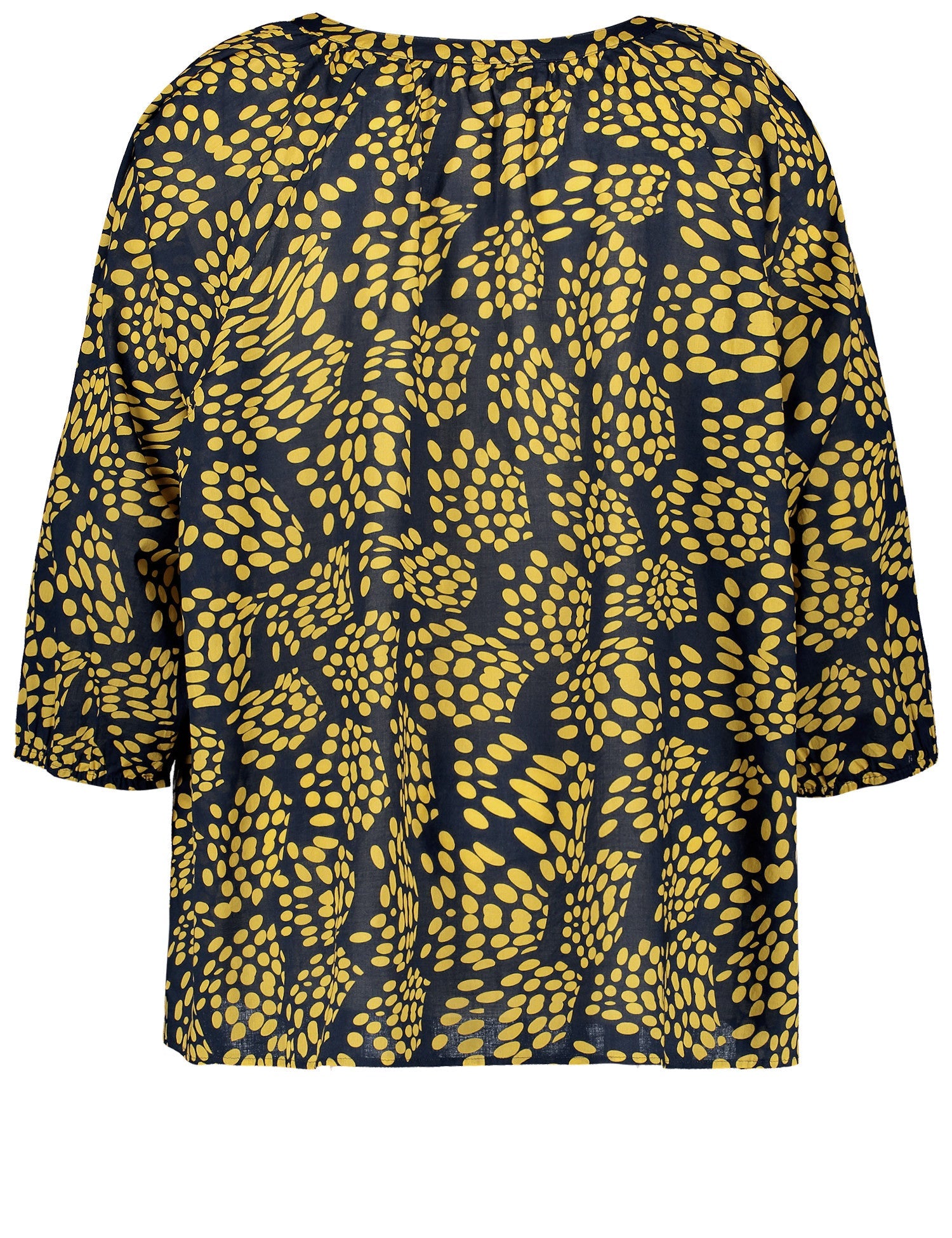 3/4-Sleeve Blouse Made Of Cotton Voile