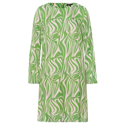 Green/Sand Satin Dress