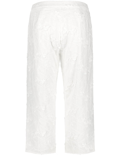 Palazzo Culottes With Bobbin Lace