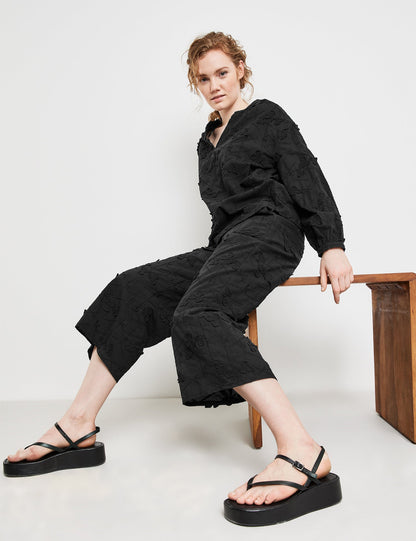 Cotton Blouse With Bobbin Lace&quot;