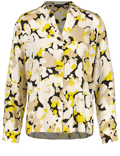 Print Blouse With A Subtle Shimmer