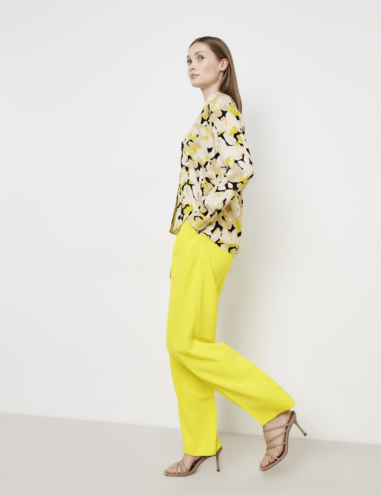 Print Blouse With A Subtle Shimmer