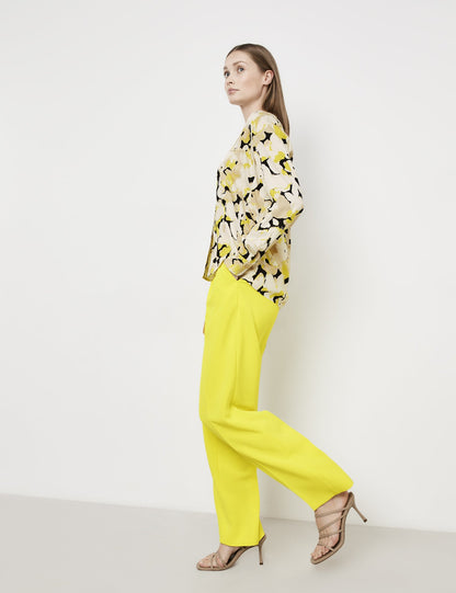 Print Blouse With A Subtle Shimmer