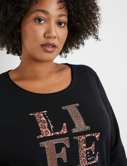 3/4-Sleeve Top With A Front Print_371222-26324_1102_04