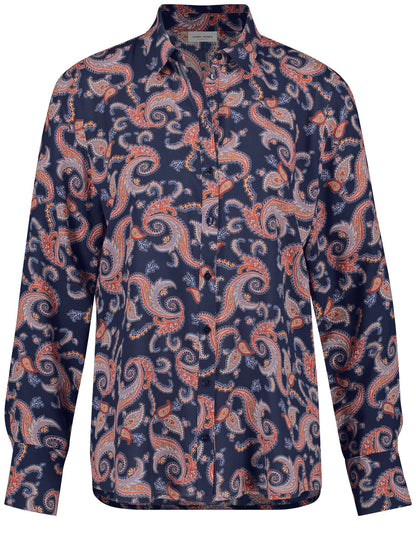 Multi-Color Blouse Long-Sleeve