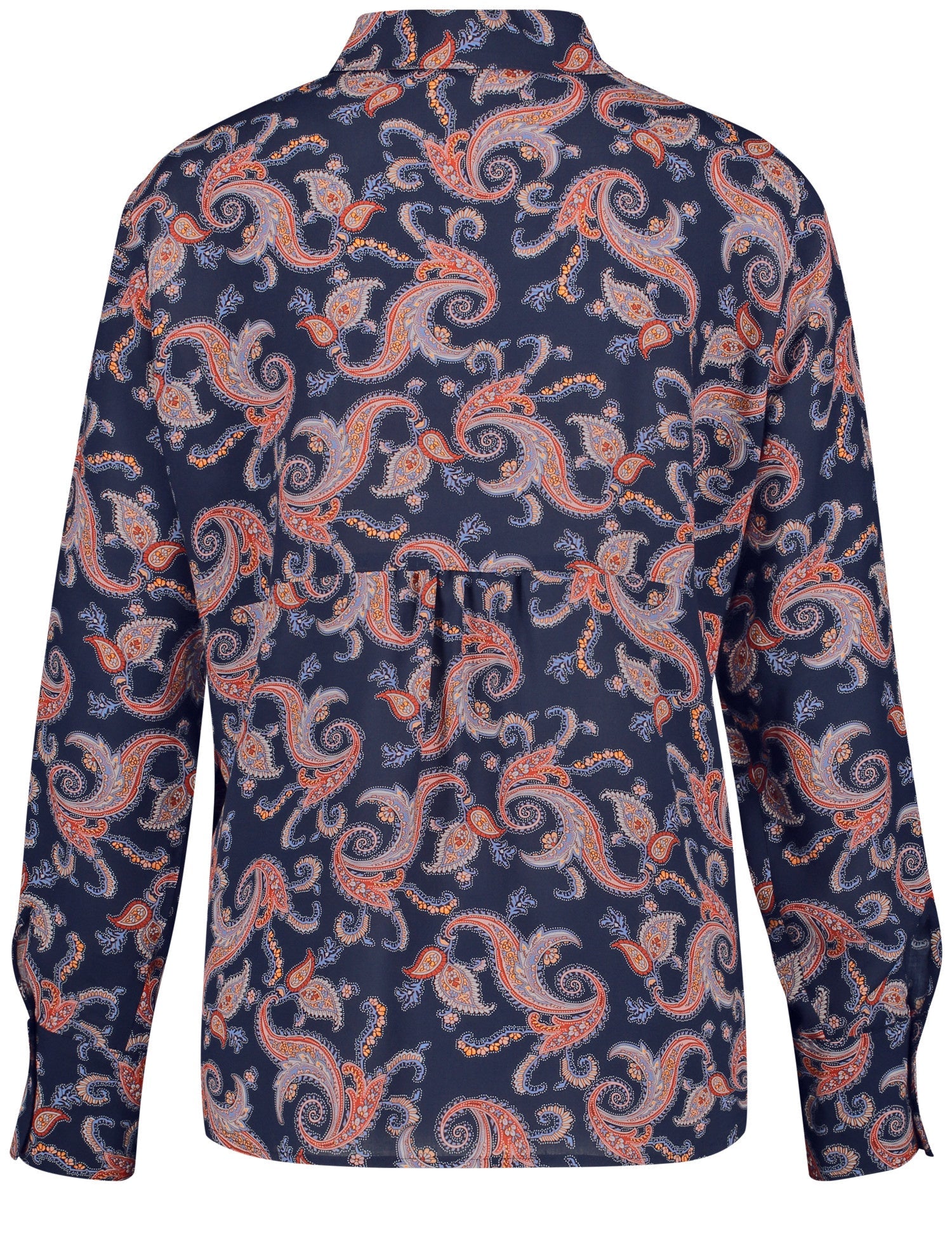 Multi-Color Blouse Long-Sleeve