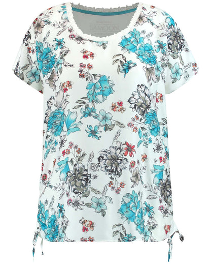 White T-Shirt Short-Sleeve Roundneck