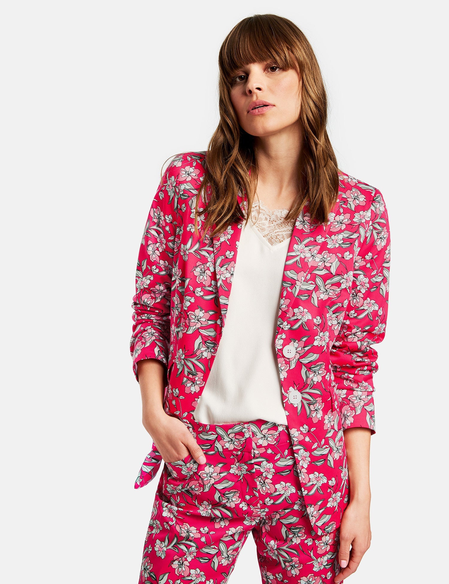 Pink Jacket Long-Sleeve