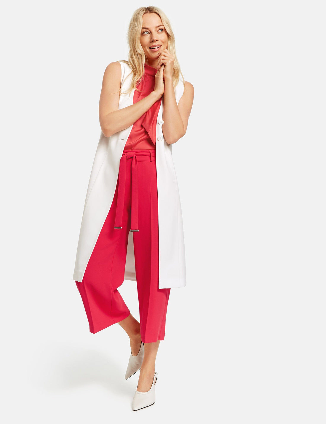 White Waistcoat Indoor Long