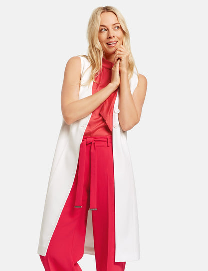 White Waistcoat Indoor Long