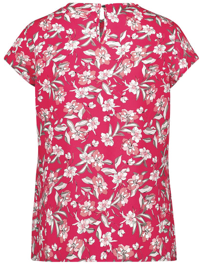 Pink Blouse Short-Sleeve