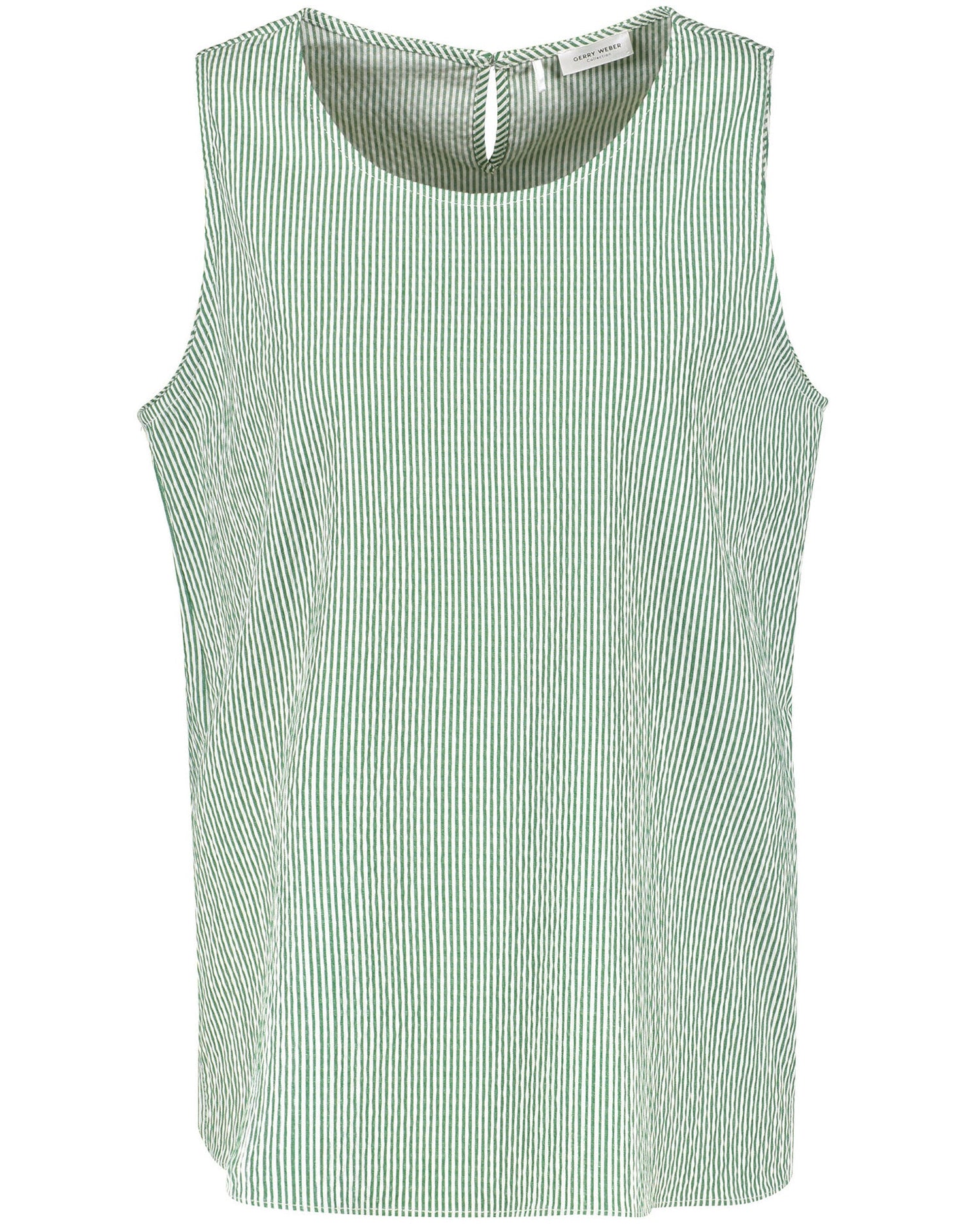 Green Blouse Without Sleeve