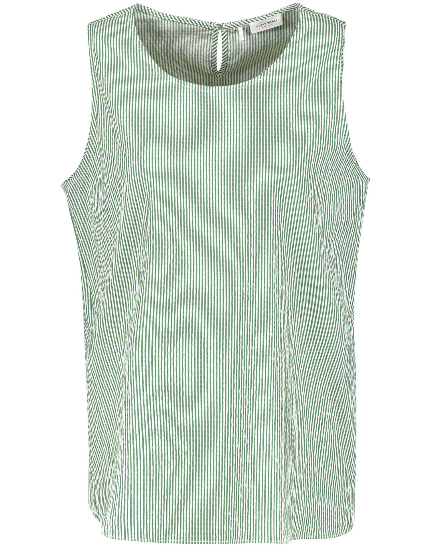 Green Blouse Without Sleeve