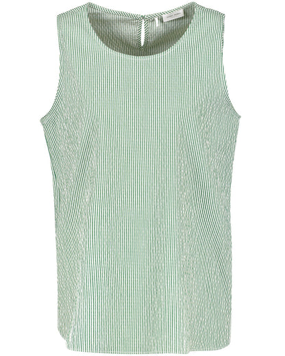 Green Blouse Without Sleeve