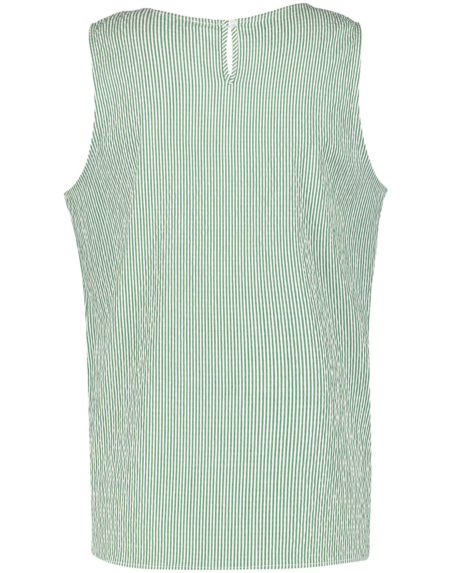 Green Blouse Without Sleeve