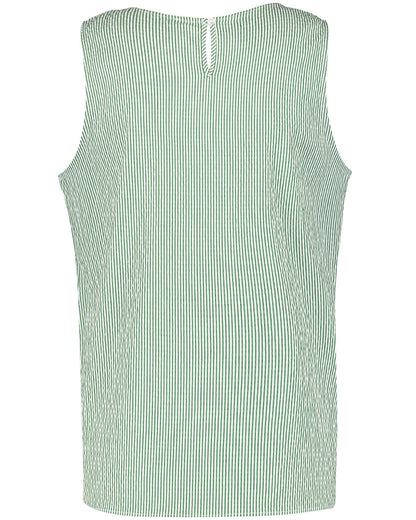 Green Blouse Without Sleeve